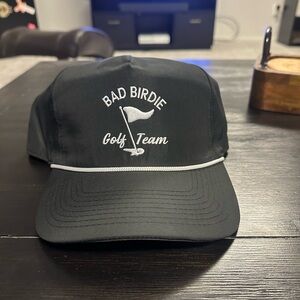 Bad Birdie Black Golf Team Hat